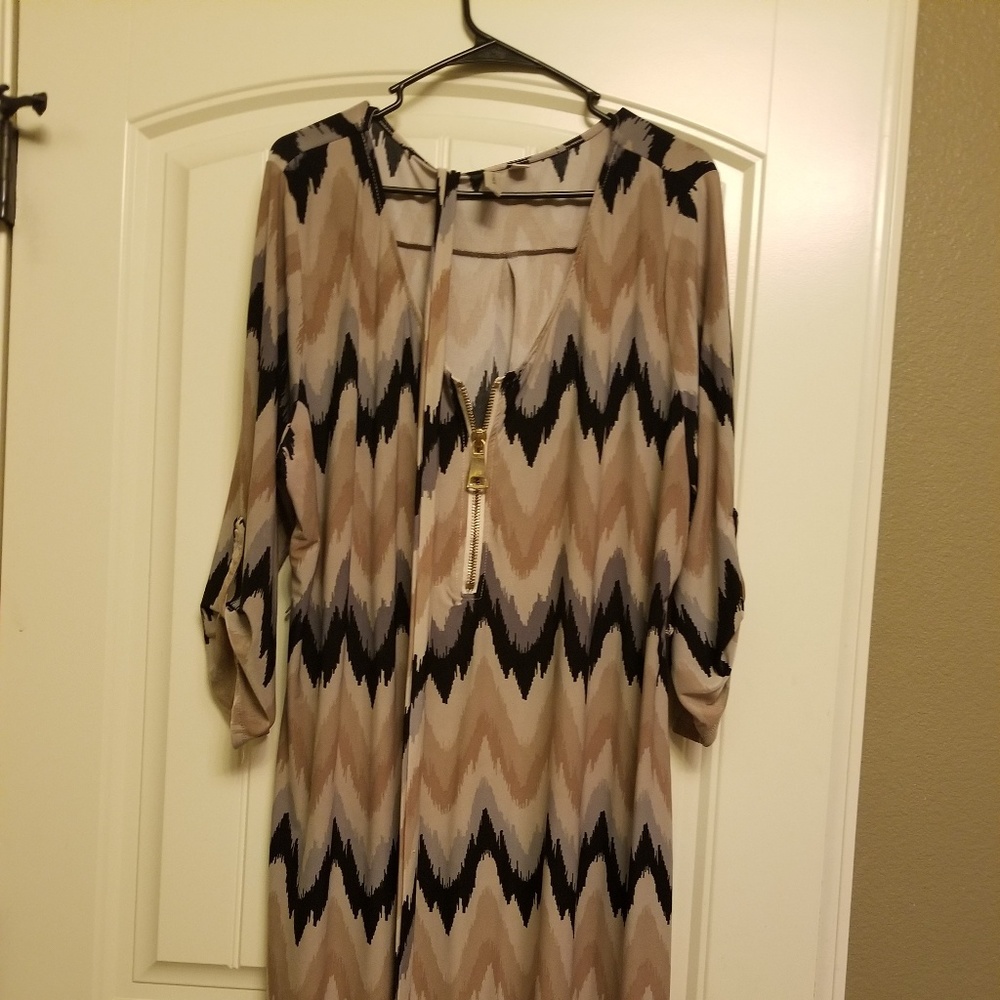 2xl dress, multi colored